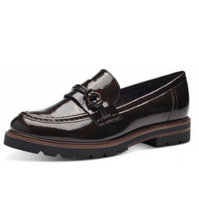 Marco Tozzi slippermodel 2470441 Slipper in dunkelbraun Marco Tozzi slippermodel 2470441 Slipper in dunkelbraun