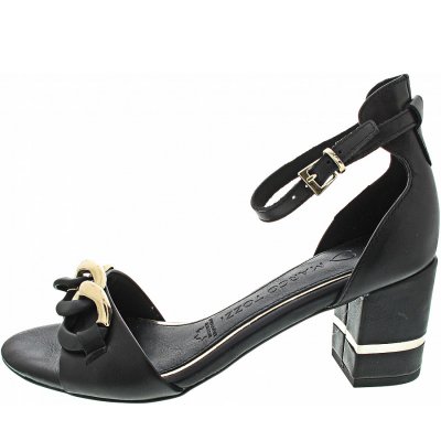 Marco Tozzi Sandalette in black-gold Marco Tozzi Sandalette in black-gold