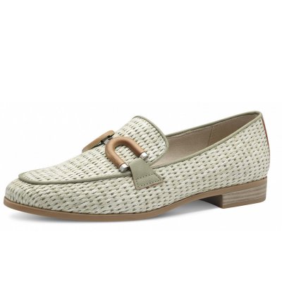 Marco Tozzi Slipper in grün Marco Tozzi Slipper in grün