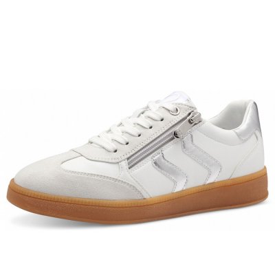 Marco Tozzi Sneaker in white silver Marco Tozzi Sneaker in white silver