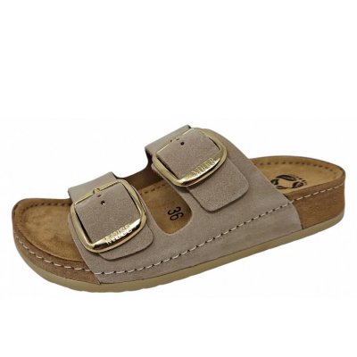 MUBB-Comfort Pantolette in cappuccino (beige) MUBB-Comfort Pantolette in cappuccino (beige)