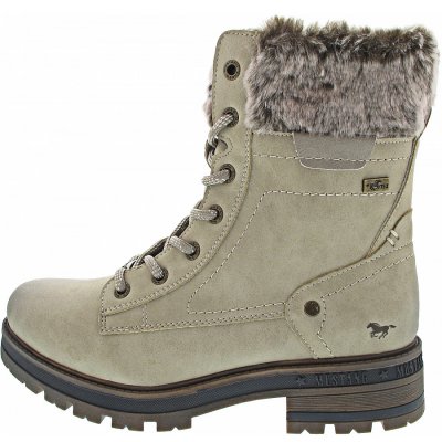Mustang Schnürstiefel in taupe