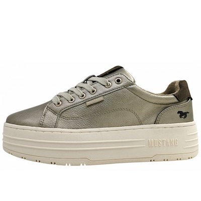 Mustang Damen Schnürhalbschuh D1 sportlicher Schnürer in 480- Champagner Mustang Damen Schnürhalbschuh D1 sportlicher Schnürer in 480- Champagner