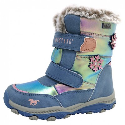 Mustang Kinder Booty /K19/ Stiefel in 8- Blau