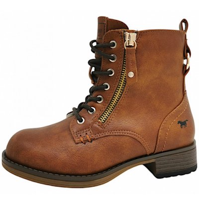 Mustang Kinder Schnür Booty /K16/ Schnürstiefel in 307- Cognac Mustang Kinder Schnür Booty /K16/ Schnürstiefel in 307- Cognac