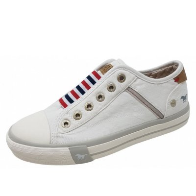 Mustang Leinenschuh in WEISS