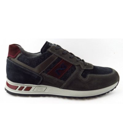 Nero Giardini Nubuk/Filz grau/blau Sneaker in grau blau Nero Giardini Nubuk/Filz grau/blau Sneaker in grau blau