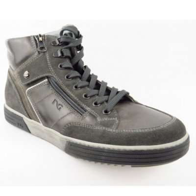 Nero Giardini Nubuk/Nappa anth. Sneaker high in antracite