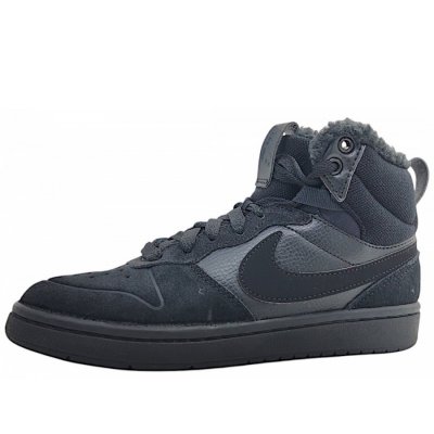 Nike Court Borough Mid Stiefel in Black 001 Nike Court Borough Mid Stiefel in Black 001