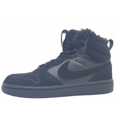 Nike Court Borough Mid Stiefel in 001 Black Nike Court Borough Mid Stiefel in 001 Black
