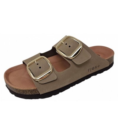 Piece of Mind Pantolette in taupe Piece of Mind Pantolette in taupe