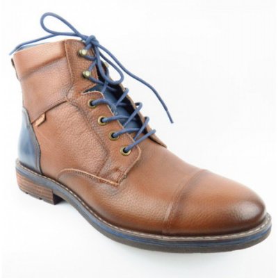 Pikolinos cuero/blau kombi. Stiefelette in Cuero/blau/combi
