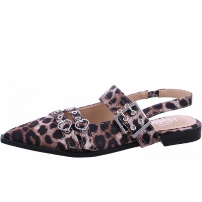 Poelman Sling Sandalette in leopard Poelman Sling Sandalette in leopard