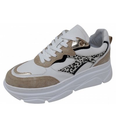 Poelman Sneaker in sand white rose Poelman Sneaker in sand white rose