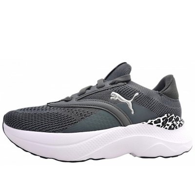 Puma Softride Mayve Animal Wns sportlicher Schnürer in dk gray/silver Puma Softride Mayve Animal Wns sportlicher Schnürer in dk gray/silver