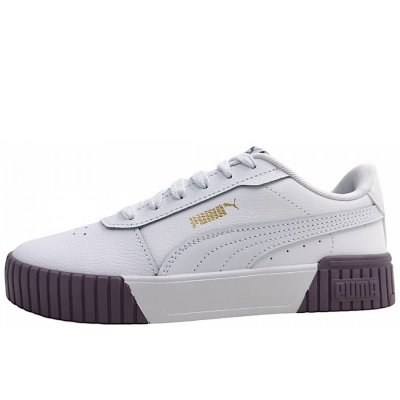 Puma Carina 2.0 sportlicher Schnürer in 029- White-Pale-Gold