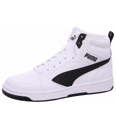 Puma Rebound V6 Mid Jr. Sneaker high in 002 white black Puma Rebound V6 Mid Jr. Sneaker high in 002 white black