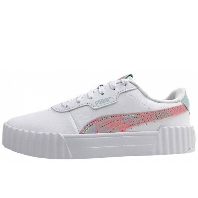 Puma Carina 3.0 Space Bell sportlicher Schnürer in white/pink 027