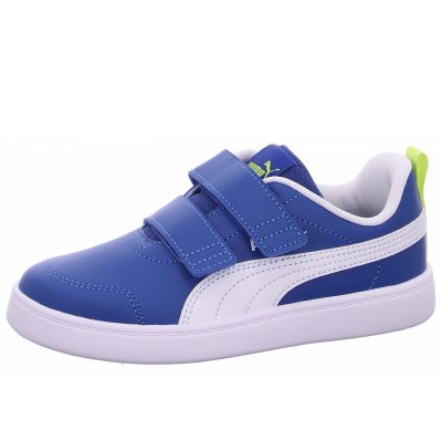 Puma Courtflex v2 V PS Sneaker in 033 cobalt glaze Puma Courtflex v2 V PS Sneaker in 033 cobalt glaze