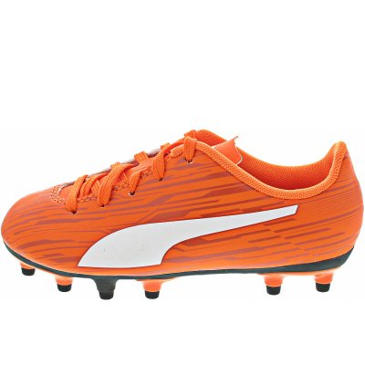 Puma Rapido III FG/AG Jr Fußballschuh Nocken in dragon fire-white Puma Rapido III FG/AG Jr Fußballschuh Nocken in dragon fire-white