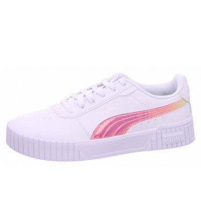 Puma Carina 2.0 Holo JR Sneaker in 001 white Puma Carina 2.0 Holo JR Sneaker in 001 white