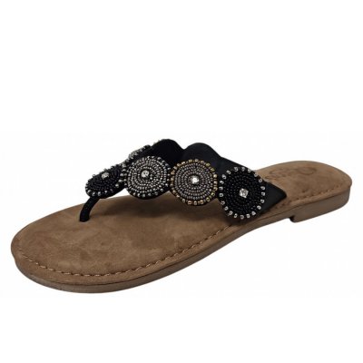 Queens Pantolette in BLACK