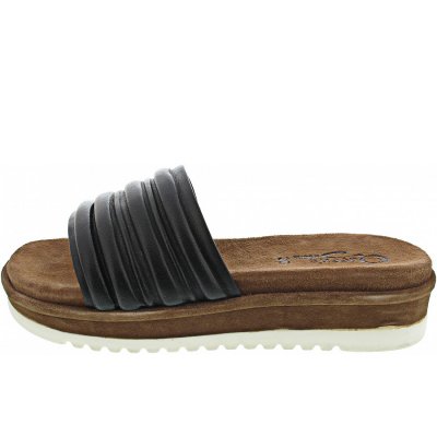 Queens Pantolette in black