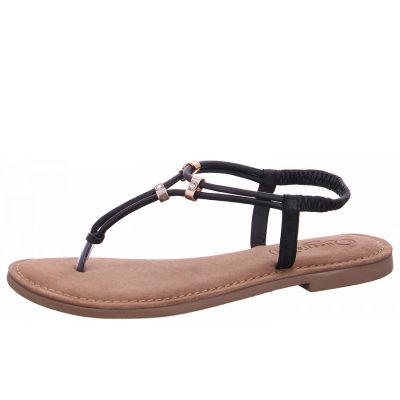 Queens Sandale in 9 schwarz