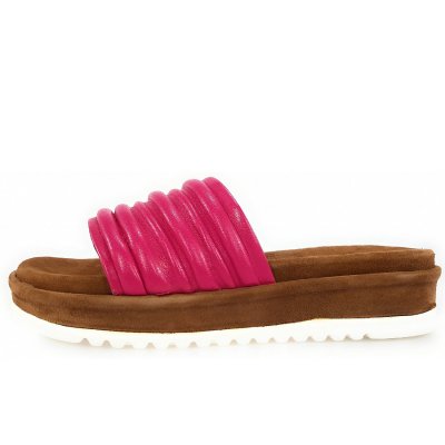 Queens Pantolette in Fuxia