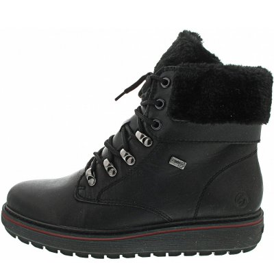 Remonte Schnürstiefel in schwarz