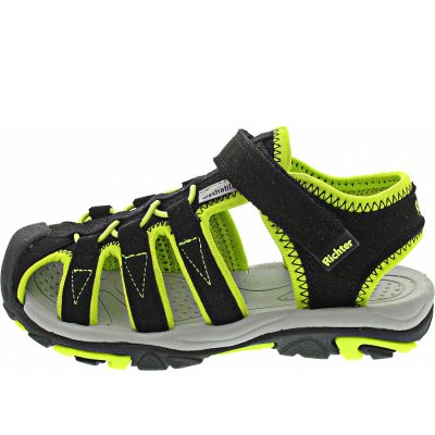 Richter Sandale in black/neon yellow Richter Sandale in black/neon yellow