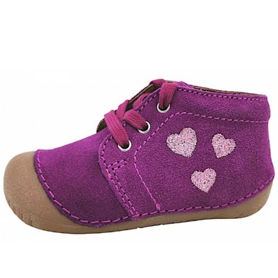Richter Lauflernschuh in magenta Herz Candy Richter Lauflernschuh in magenta Herz Candy