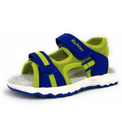 Richter Sandale in 7001-Blau / Lime Richter Sandale in 7001-Blau / Lime