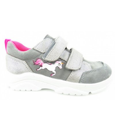 Ricosta ROBI Blink Einhorn Klettschuh in graphit Ricosta ROBI Blink Einhorn Klettschuh in graphit