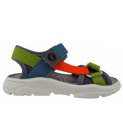 Ricosta FERNANDO graphit multi Sandale in graphit/carbon/orange Ricosta FERNANDO graphit multi Sandale in graphit/carbon/orange