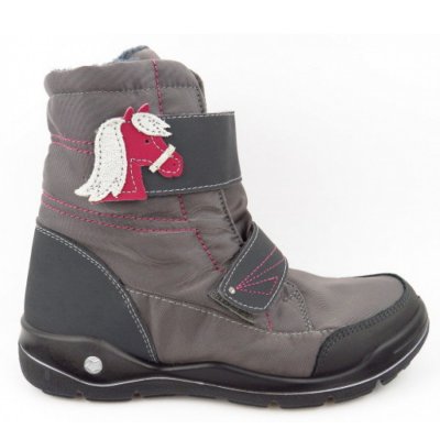 Ricosta Garei antra/patina Winterstiefel in grau mit Pferd Ricosta Garei antra/patina Winterstiefel in grau mit Pferd