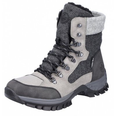 Rieker Schnürstiefel in grau black Rieker Schnürstiefel in grau black