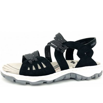 Rieker Sandalette in schwarz Rieker Sandalette in schwarz