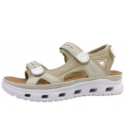 Rieker Morelia/Scuba Sandale in 60 Crema/ Perle Rieker Morelia/Scuba Sandale in 60 Crema/ Perle