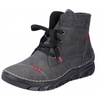 Rieker Schnürstiefel in anthrazit grau Rieker Schnürstiefel in anthrazit grau