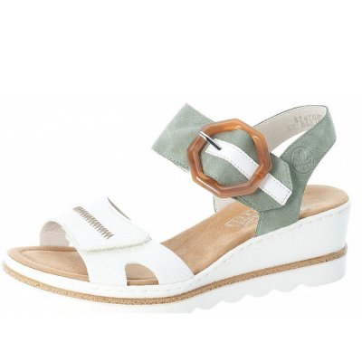 Rieker Sandalette in weiß mint weiß Rieker Sandalette in weiß mint weiß