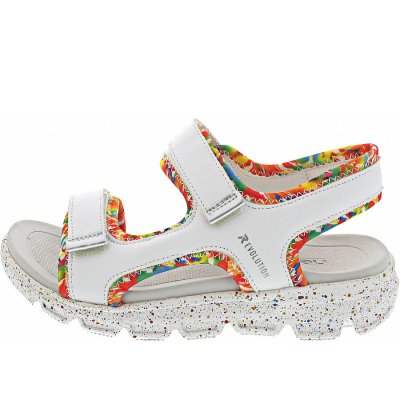 Rieker Sandale in weiss-silver-reinweiss Rieker Sandale in weiss-silver-reinweiss