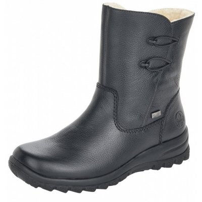 Rieker Kurzstiefel in schwarz mit Schurwolle Rieker Kurzstiefel in schwarz mit Schurwolle