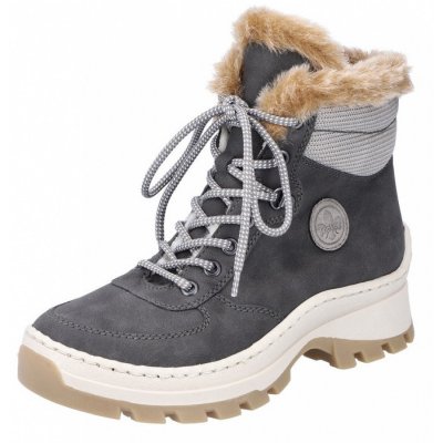 Rieker Schnürstiefel in anthrazit grau Rieker Schnürstiefel in anthrazit grau