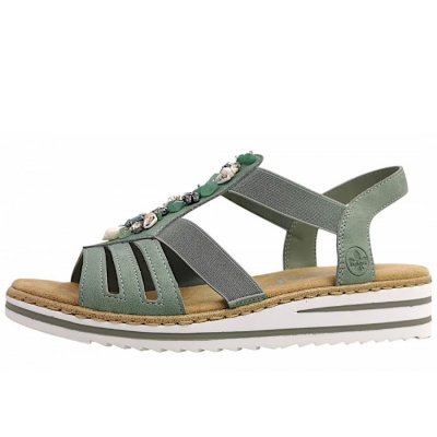 Rieker Sandalette in grün 52 Rieker Sandalette in grün 52