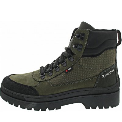 Rieker Evolution Schnürstiefel in schwarz/moor