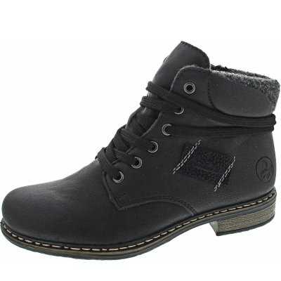 Rieker Schnürstiefel in schwarz/anthrazit/sc