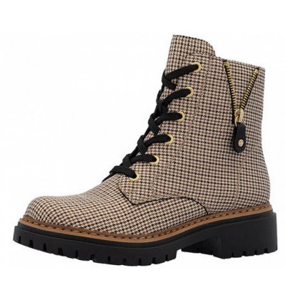 Rieker Schnürstiefel in beige