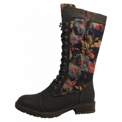 Rieker Stiefel in mud/ozean-multi/schw 91 Rieker Stiefel in mud/ozean-multi/schw 91