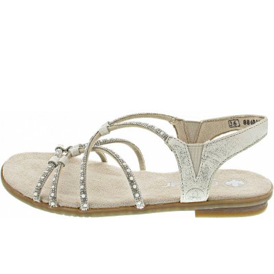 Rieker Sandalette in beige/beige-gold Rieker Sandalette in beige/beige-gold